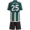 Conjunto (Camiseta+Pantalón Corto) Manchester United Sancho 25 Segunda Equipación 23-24 - Niño